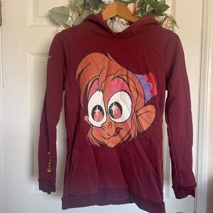 Maroon Hoodie Aladdin Abu Hoodie